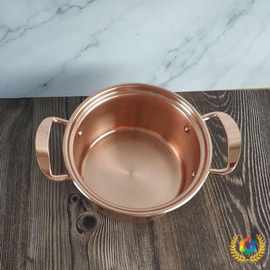 ✅纯铜加厚电磁铜火锅煲汤锅 锅具熬汤锅 一人一位小汤锅
