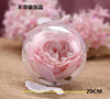 Transparent ball Christmas decoration hollow ball eternal flower hanging ball PS hi sugar box ball Christmas ball acrylic ball hanging ball