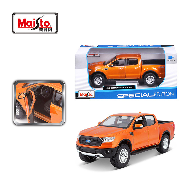 Meichi Figure 1:24 Simulation Alloy Car Model Ford Pickup Metal Car Model Ornaments Collectible Boys Toys