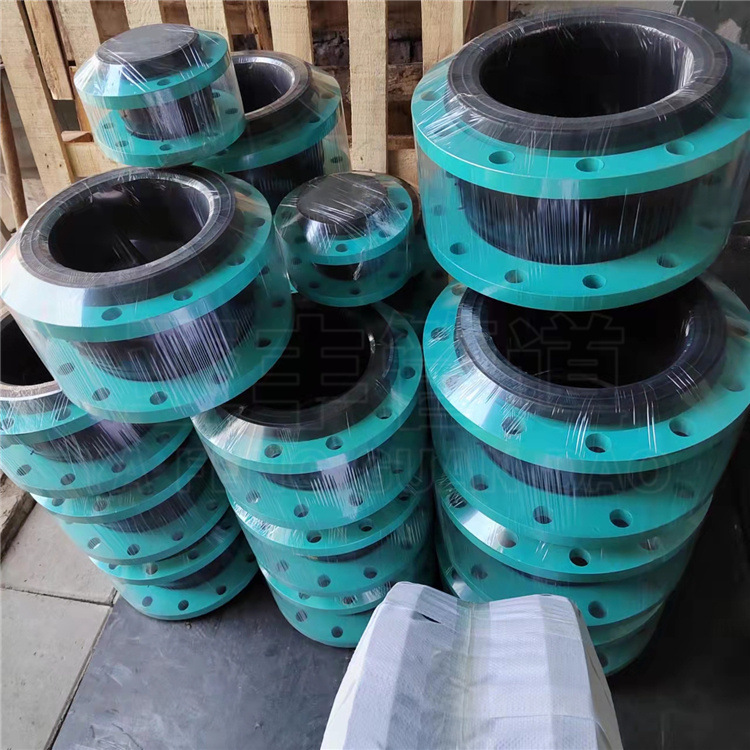 现货销售双法兰橡胶软连接 柔性单球体橡胶膨胀节 厂家直销