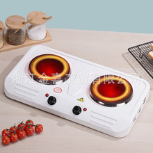 双头电热炉5档调温铁皮喷塑hot plate发热板2000W煮茶炉JX-6249A