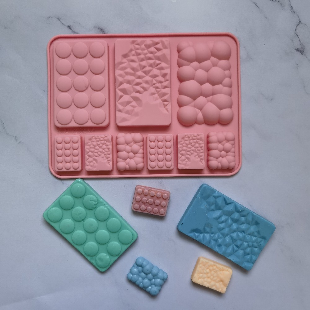 Tamaño de burbuja de chocolate 277 molde de silicona pudín molde de postre pastel decoración cocina utensilios de horneado