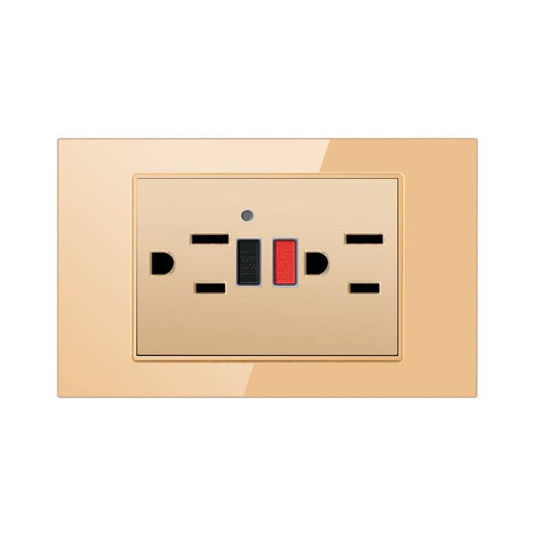Enchufe de protección contra fugas estándar estadounidense GFCI 118 tipo 15A, 110-250V
