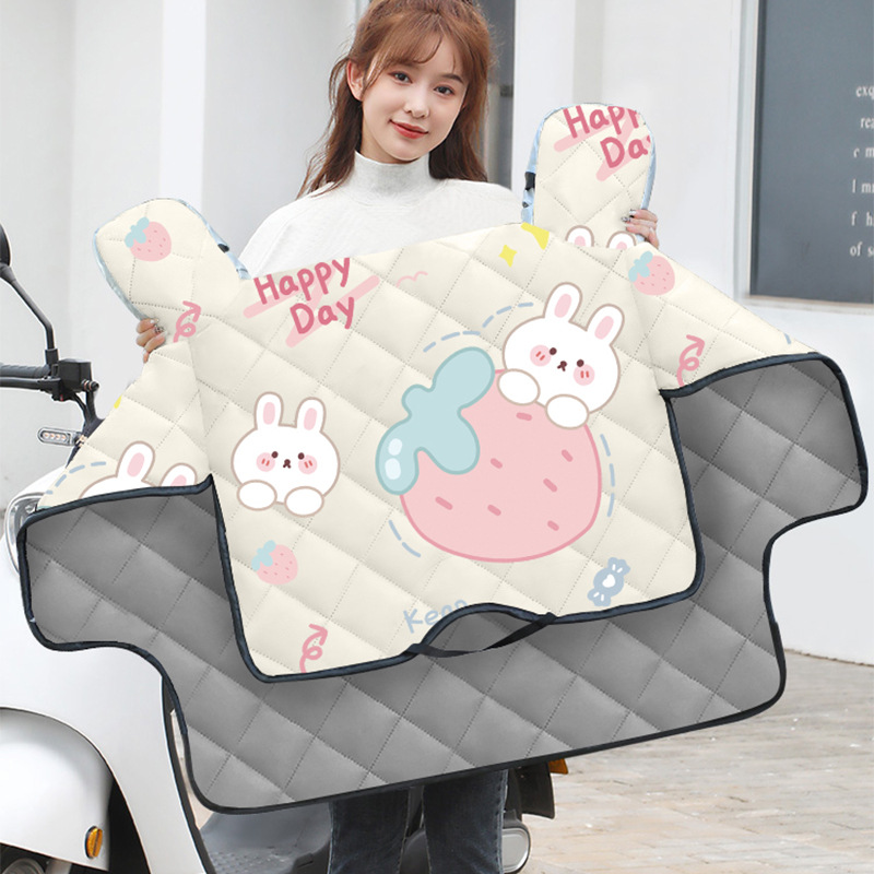 ★사계절★딸기 토끼 [방수 중간 두께]]