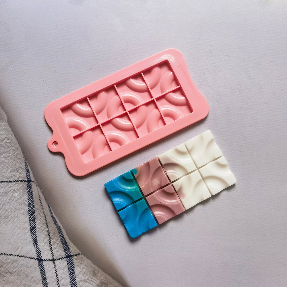 Círculo de chocolate 170 molde de silicona pastel helado pudín molde de postre jabón utensilios