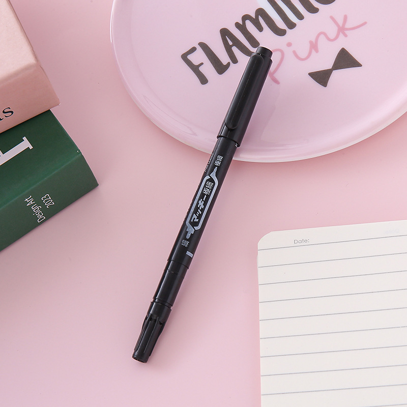 A granel de doble cabeza 120 aceite marcador de pincel