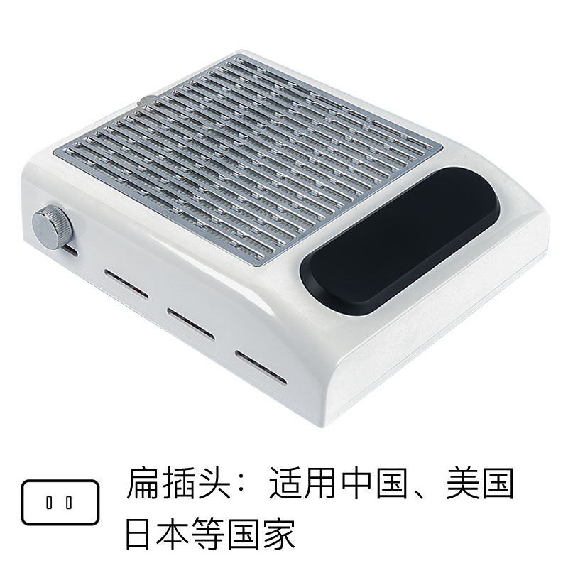 Aspirador de uñas transfronterizo 100W colector de polvo de uñas de alta potencia velocidad ajustable con filtro máquina de polvo de uñas