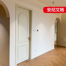 免费调色法式木门卧室门全套包安装室内门实木烤漆门隔音平开门