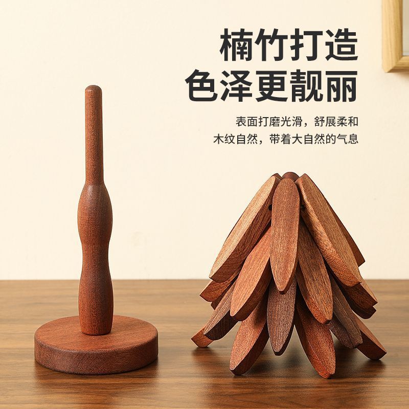 实隔热垫餐垫防烫垫一棵树家用耐高温桌垫锅垫杯垫砂锅垫高级感|undefined