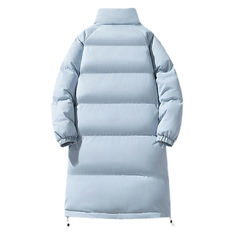 2025 Winter Three-bar Long Cotton-padded Clothes For Men And Women, Couples Over The Knee Down Cotton Clothes, Cold-resistant And Windproof Thickened_voghion.com
