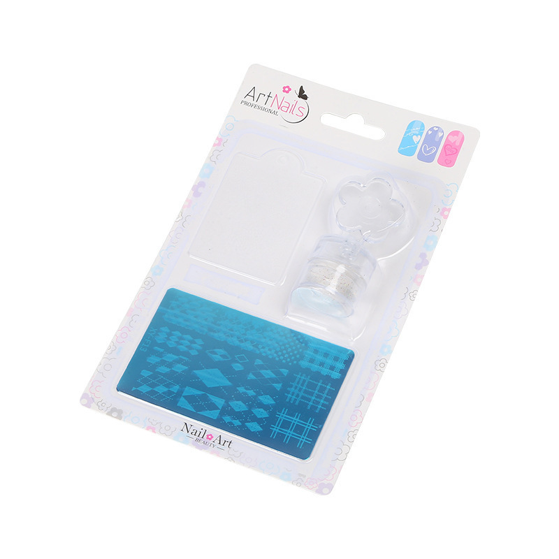 ネイルアートシリコーンスタンプ電気メッキ二層透明スタンプパット接着剤 DIY 印刷ツールスタンプ卸売|undefined