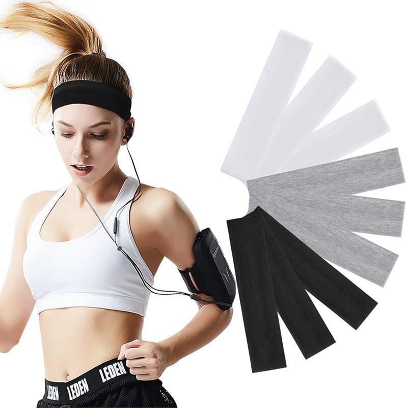 Summer Fitness Headband Sweat-Absorbent Headscarf Cross-Border New European and American Knitted Headband Simple Solid Color Elastic Headband Wholesale Summer Fitness Headband Sweat-Absorbent Headscarf Cross-Border New European and American Knitted Headband Simple Solid Color Elastic Headband Wholesale
