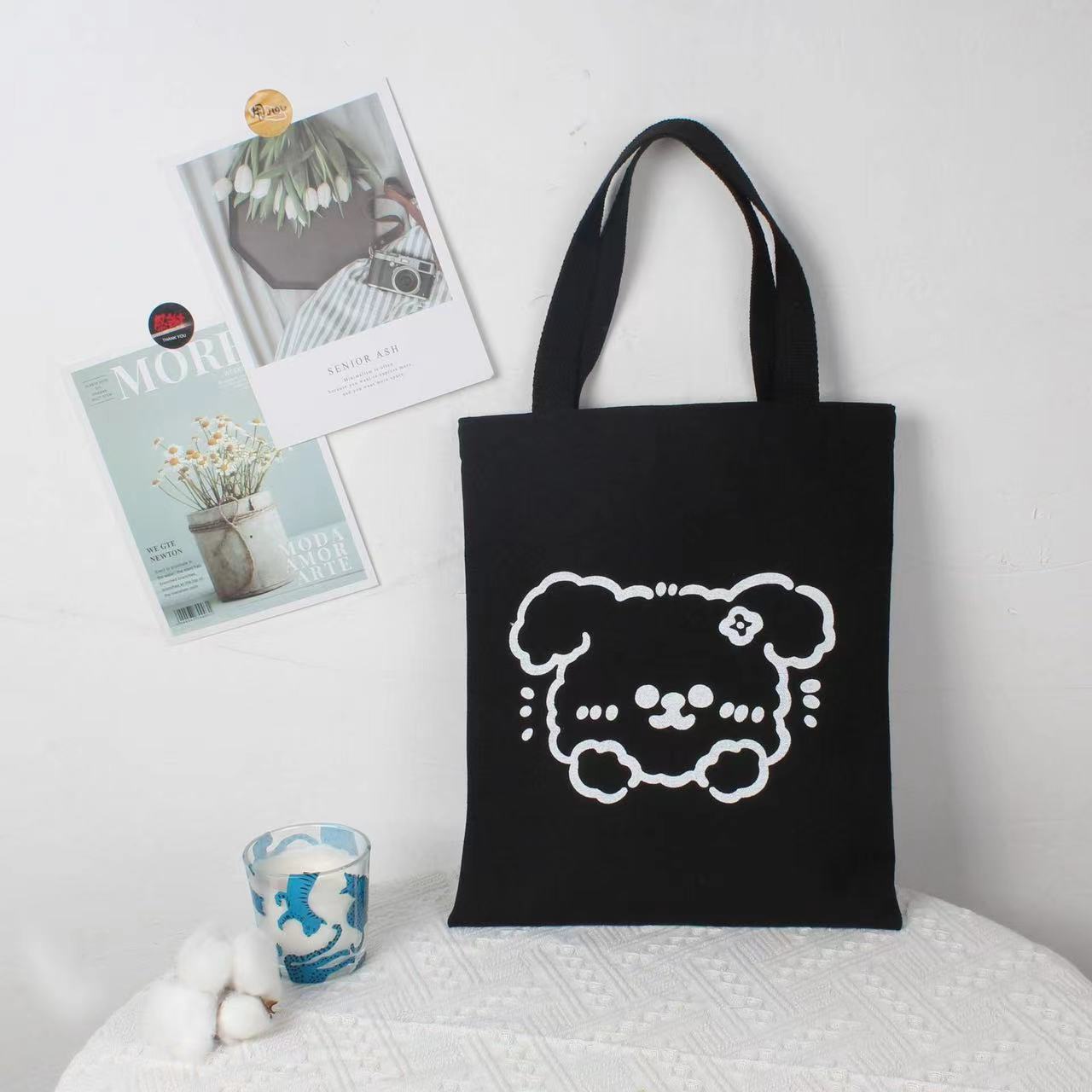 Ventas Directas de fábrica Nueva bolsa de lona bolso de hombro de gran capacidad bolso de mano Estudiante Libro de clase bolsa de mensajero