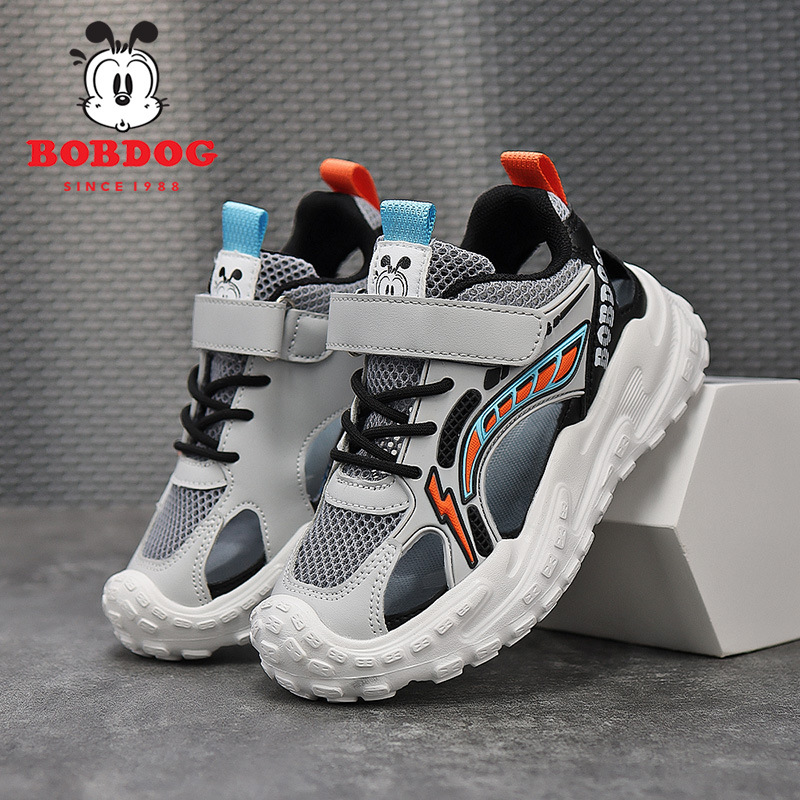 Babudou zapatos para niños zapatos deportivos para niñas 2025 verano nuevo estilo zapatos con marco zapatos de malla para niños transpirables para niños