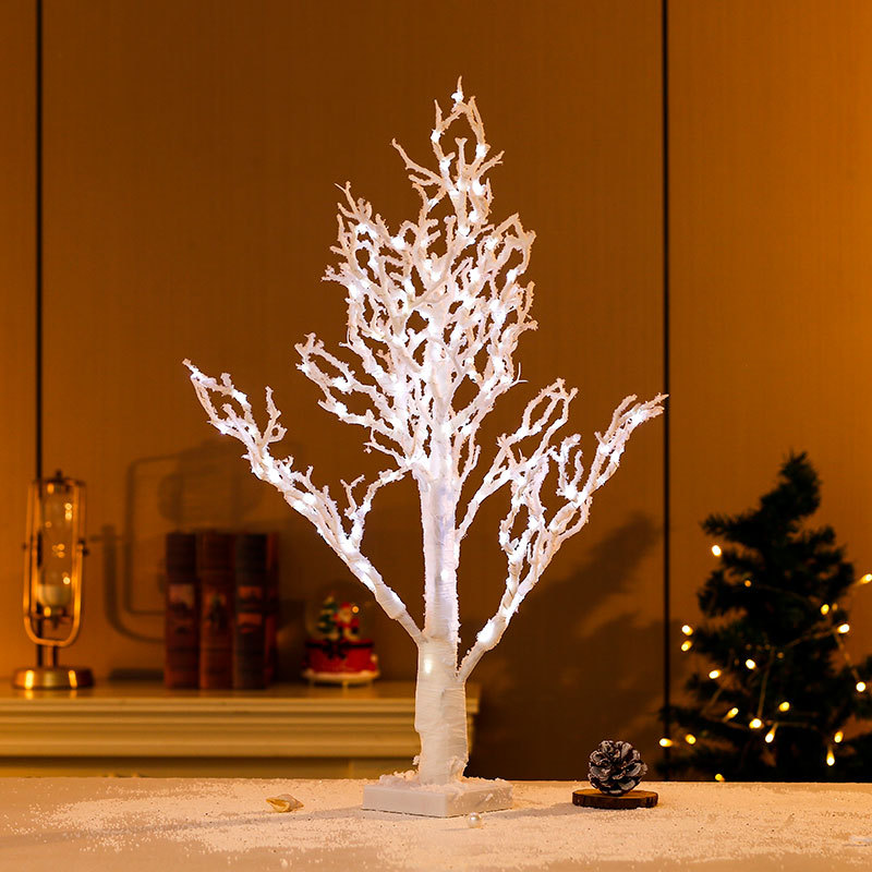 Nuevo 65cmPVC luminoso árbol de navidad decoración decoración de navidad ventana escritorio árbol de navidad adorno