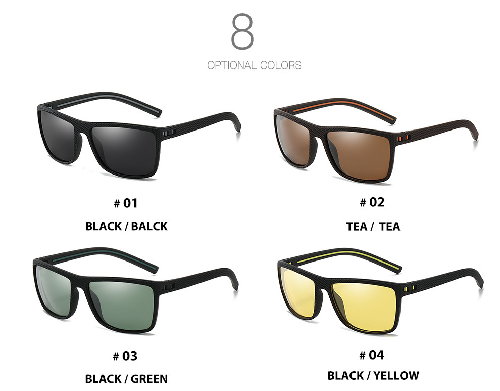 Polarized Sunglasses For Men Retro Uv Protection Driving Glasses_voghion.com