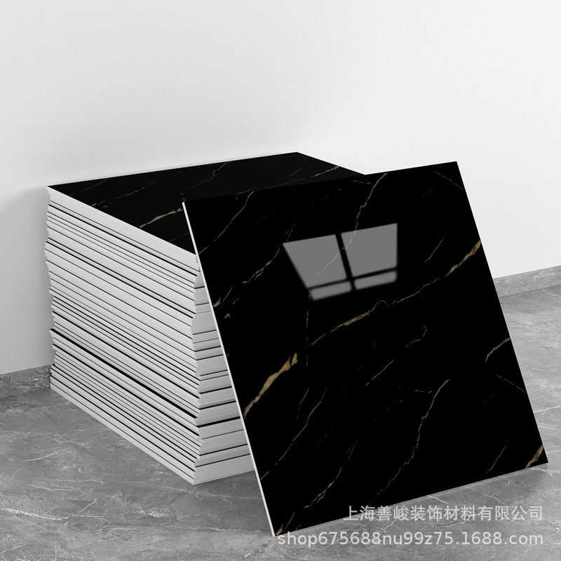 跨境出口批发30*30cm 仿瓷砖大理石纹自粘墙壁纸护墙板铝塑板贴纸|undefined