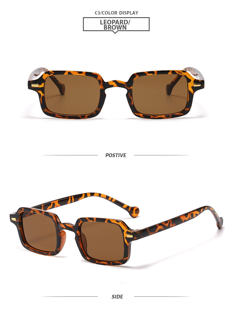 36g Weight Full Frame Glasses Structure Sunglasses Classification Elegant Basic Square Ac UV400 Protection Square Full Frame Women's Sunglasses