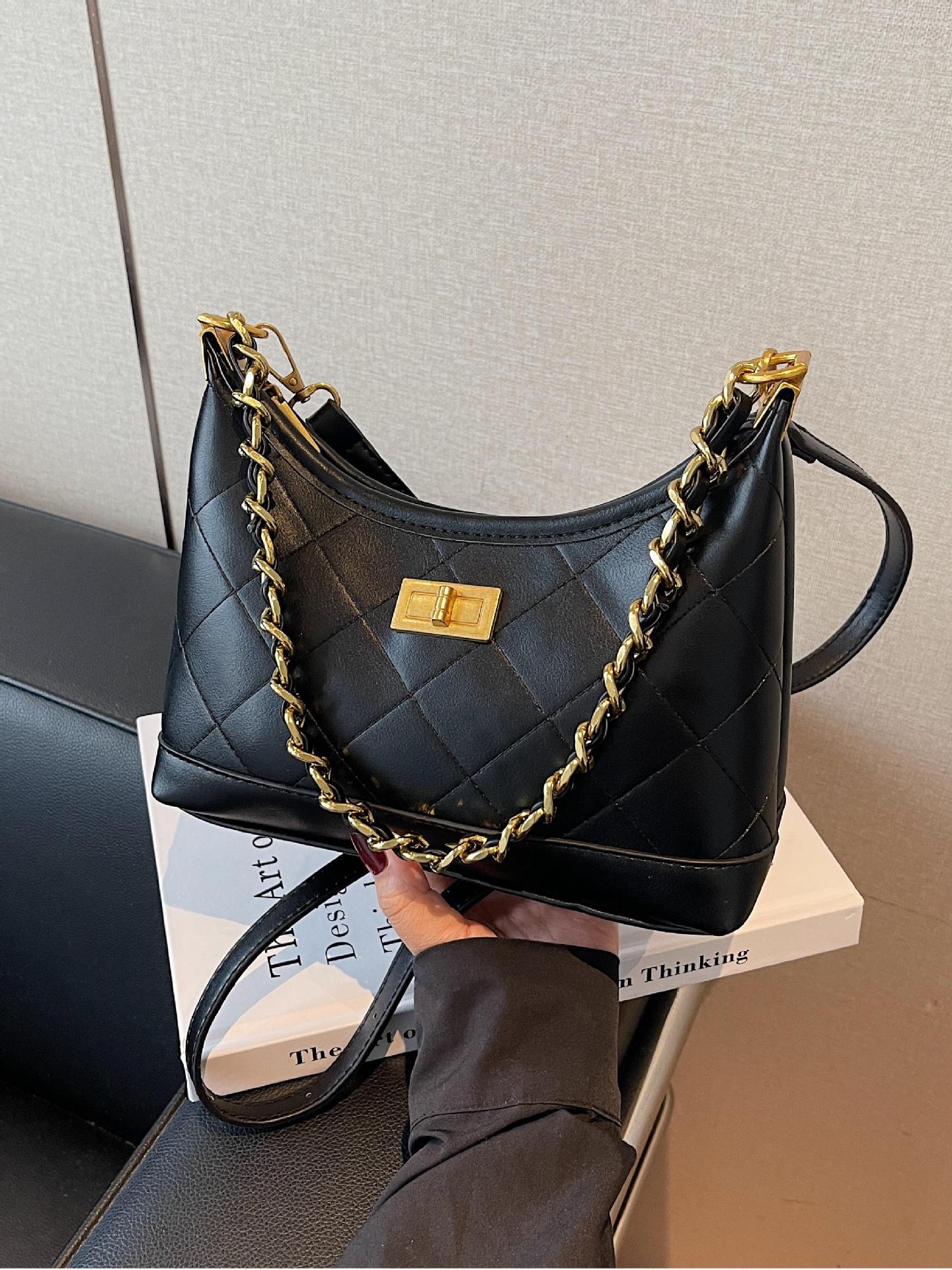 Xiaoxiang Style Chain Ring Bracket Women 2025 nuevo estilo extranjero nicho universal bolso de hombro bolso de moda universal