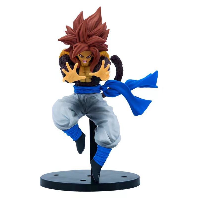 Dragon Ball GT serie forma de batalla Super cuatro wukong vegeta wukita muñeca hecha a mano anime modelo adornos