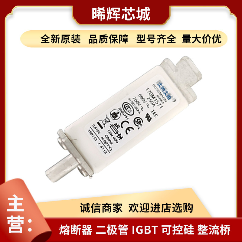 170M1571 170M1570 熔断器底座 型号齐全 标准封装 全新原装现货