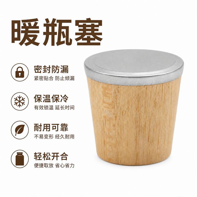 Household Old-Fashioned Hot Water Bottle Stopper, Silicone Wooden Thermos Bottle Stopper, Universal Warm Bottle Stopper, Boiling Water Bottle Stopper Wholesale Household Old-Fashioned Hot Water Bottle Stopper, Silicone Wooden Thermos Bottle Stopper, Universal Warm Bottle Stopper, Boiling Water Bottle Stopper Wholesale