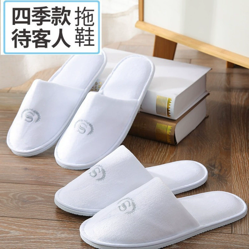 Одноразовые тапочки для гостиниц для гостеприимства, утолщенные для домашних гостей, путешествий, портативные, для проживания в гостевых домах.