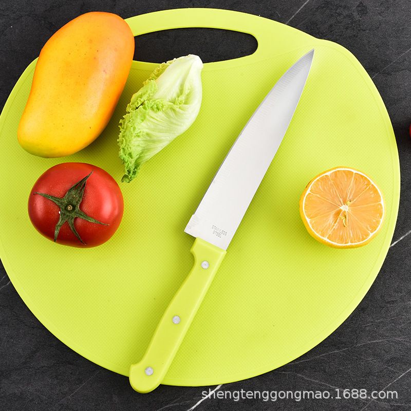 Nuevo conjunto de tarjetas de succión de cocina de acero inoxidable de seis piezas cuchillo de cocina multifuncional cuchillo de frutas conjunto de cuchillos