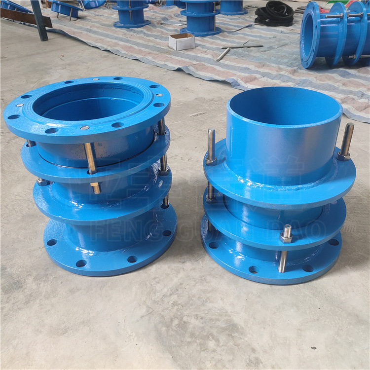 水厂用VSSJA-1单法兰松套限位伸缩器 钢制管道阀门连接伸缩节