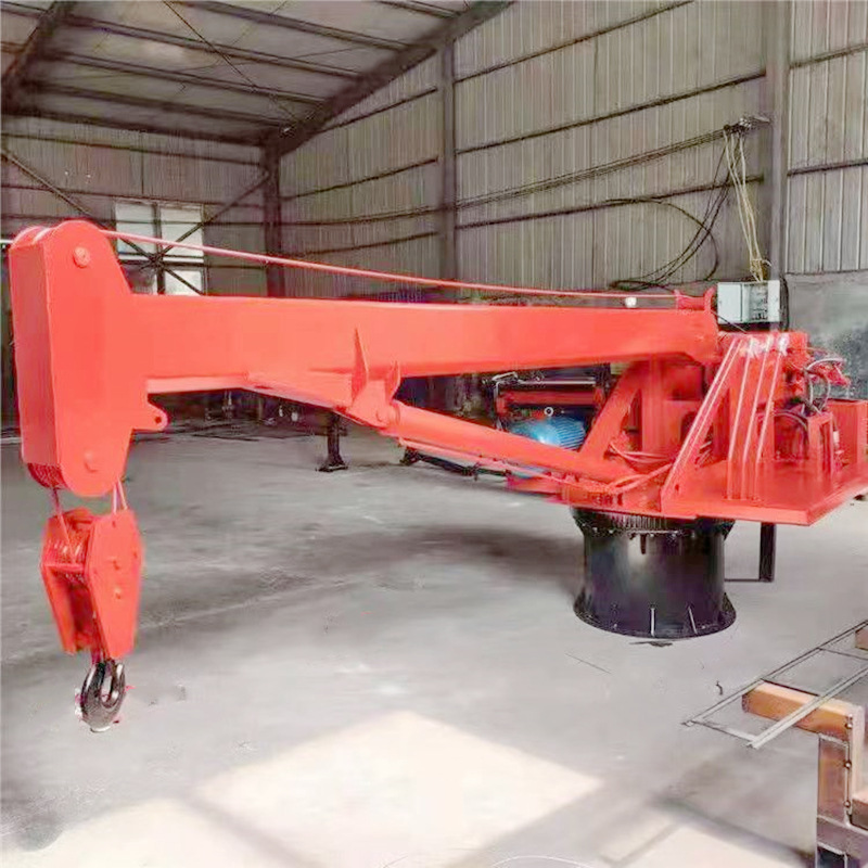 鲁鸿 船吊克令吊甲板吊微型渔船起重设备 船用吊机