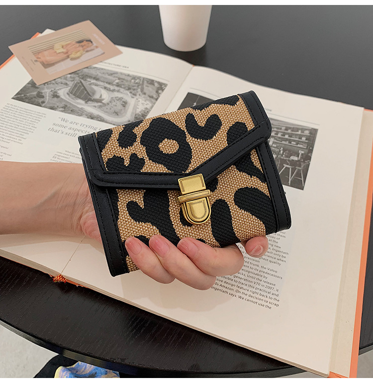 2021 wallet long buckle trifold leather bag Korean version of multicard clutch walletpicture17