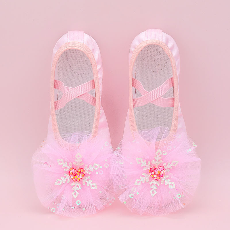 Zapatos de baile para niños, entrenamiento de suela blanda para niñas, baile, ballet, garras de gato, cuerpo nacional chino, niños pequeños, niñas