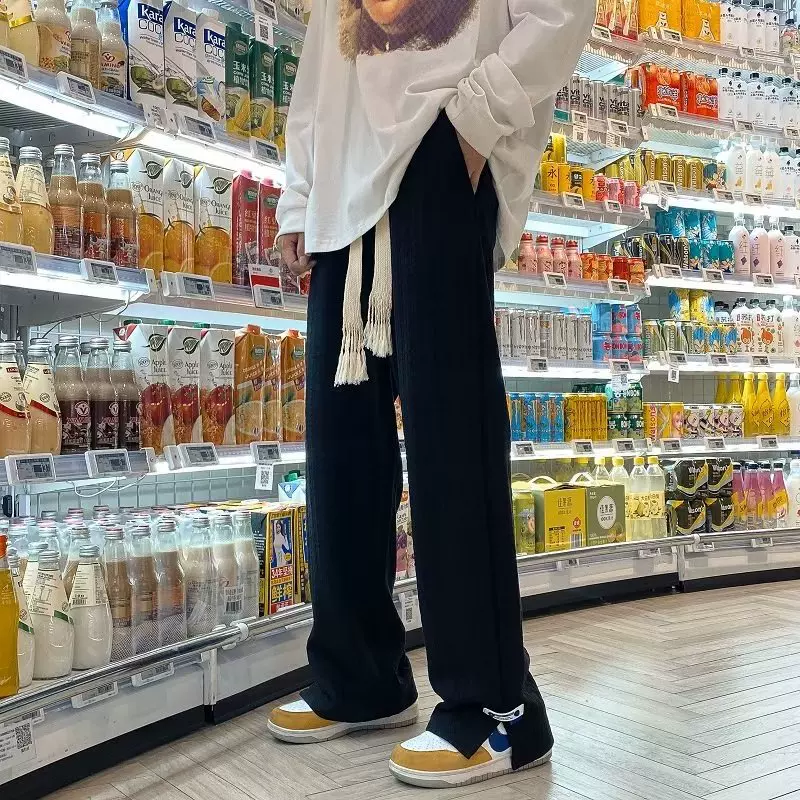 运动裤宽松型长裤时尚潮牌潮流青春流行原宿潮春秋休闲裤男新款夏