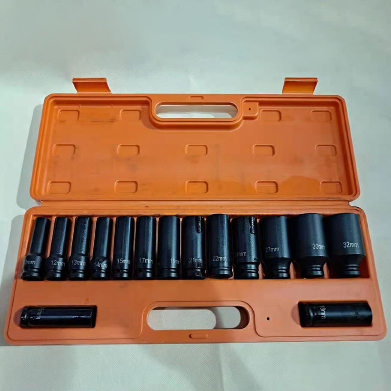 1/2寸15件套汽车维修五金工具套筒套件15件套汽配五金套筒工具