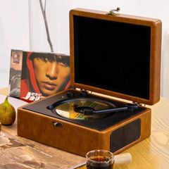 クロスボーダー爆発cdマシン多機能レトロbluetoothスピーカー高忠実度cdプレーヤーレコードアルバムcdプレゼント