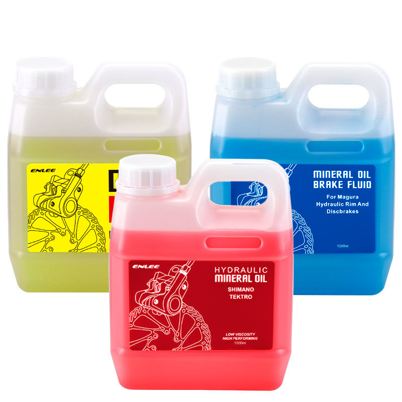 ENLEE Bicycle Brake Fluid Mineral Oil Disc Brake Fluid 1L Barrel DOT Brake Fluid Piston Lubricant ENLEE Bicycle Brake Fluid Mineral Oil Disc Brake Fluid 1L Barrel DOT Brake Fluid Piston Lubricant