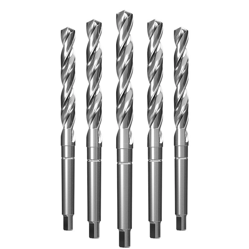 Удлиненное спиральное сверло с коническим хвостовиком Хвостовик Морзе из быстрорежущей стали M2 удлиненное сверло 300/400/500/600 Для развёртывания