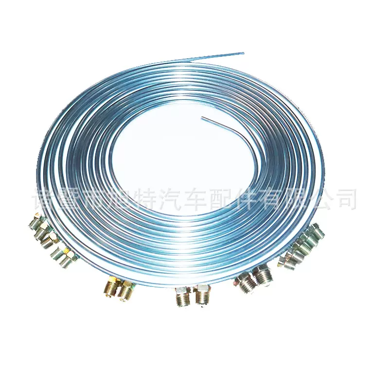 汽车油管刹车管制动管厂家跨境批发3/16银色24个配件护线管套管