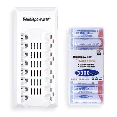 Double Capacity Rechargeable Battery Hibrid akkumulyator batareyaları - k184-lights-with-8-section-5-3300