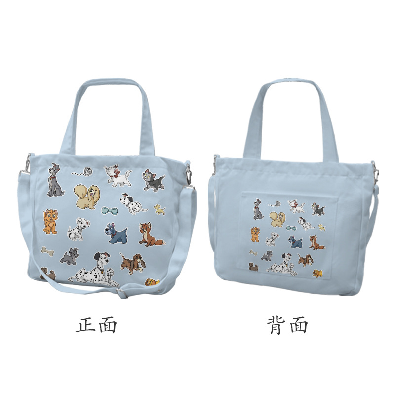 乐园动物系列柴郡猫老虎狐狸维尼两用单肩手提斜挎帆布包节日礼物