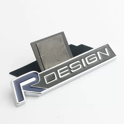 Car logo emblem sticker is suitable for - standard-blue-black