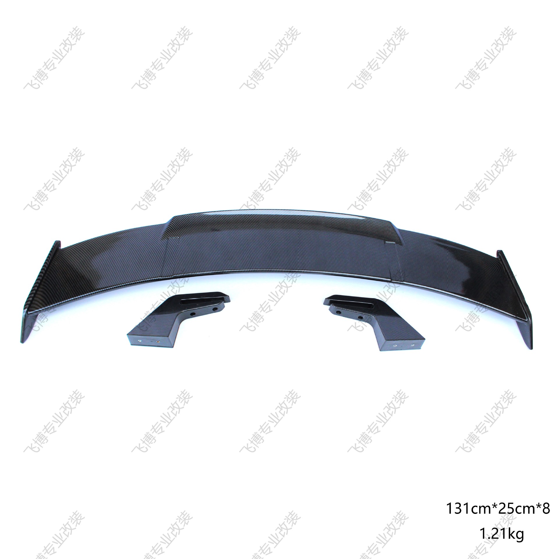 Suitable for Bmw, Audi and Mercedes-Benz Carbon Fiber Car Modification Large Rear Wing and Decorative Three-Catch Universal Aircraft Wing