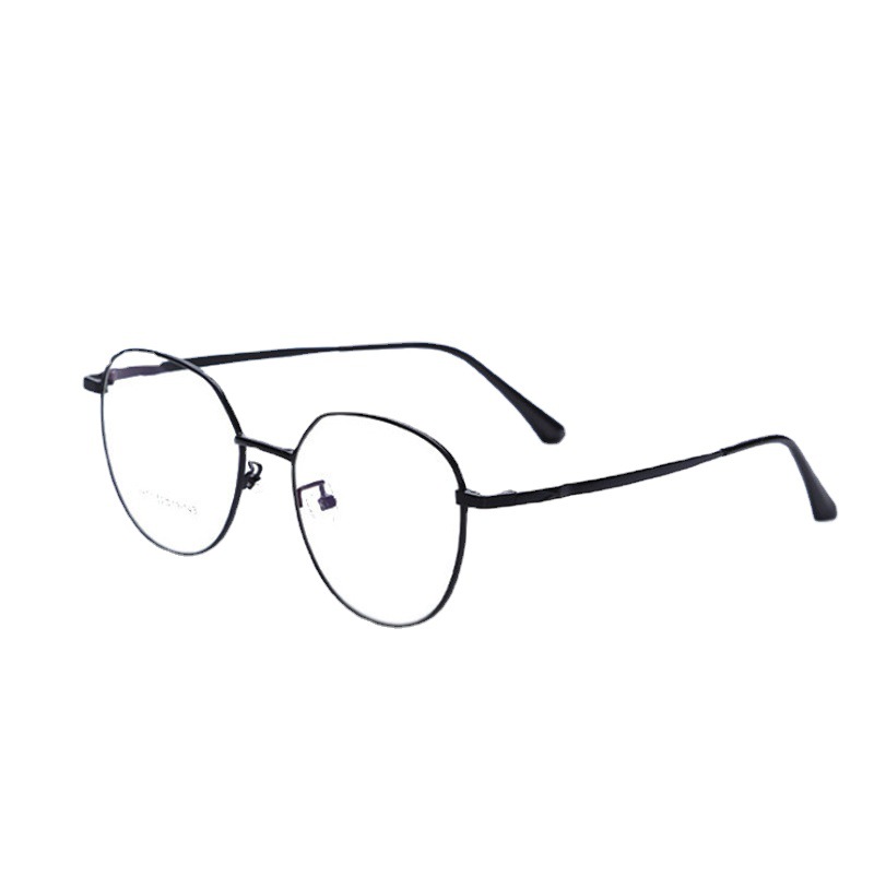 新款防蓝光护目镜复古文艺框架眼镜M8871金属不规则平光镜可配镜