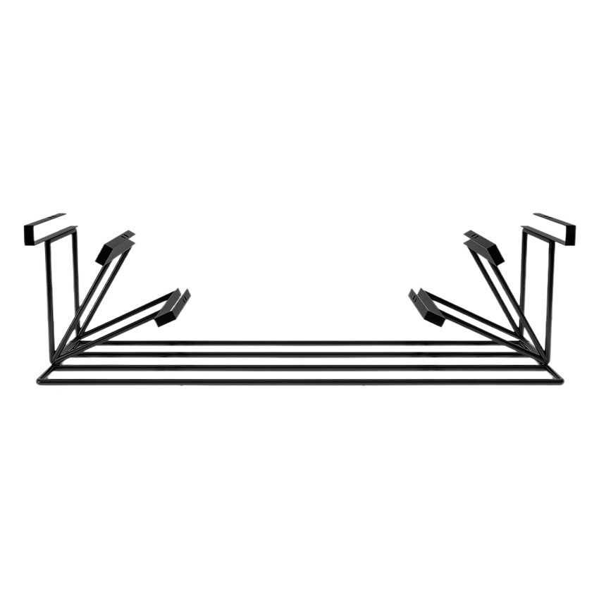 Soporte Colgante para Lavabo Plegable, Sin Perforación, de 1 Capa, para Baño