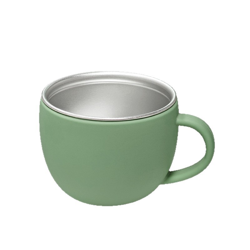 Taza de agua para bebés, taza de agua de silicona, productos creativos 304 acero inoxidable a prueba de caídas, cubiertos de silicona para niños, tazas de aprendizaje