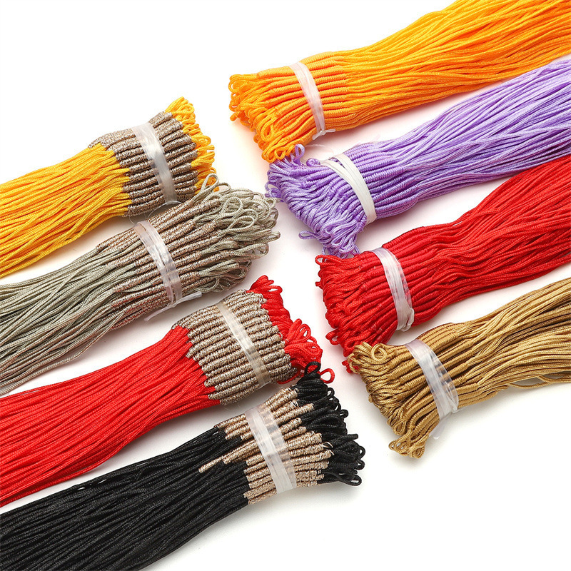 1mm Wound Gold Wire Woven Coil Rope Polyester Wire Handmade DIY Bracelet Bracelet Pendant Material Jewelry Accessories