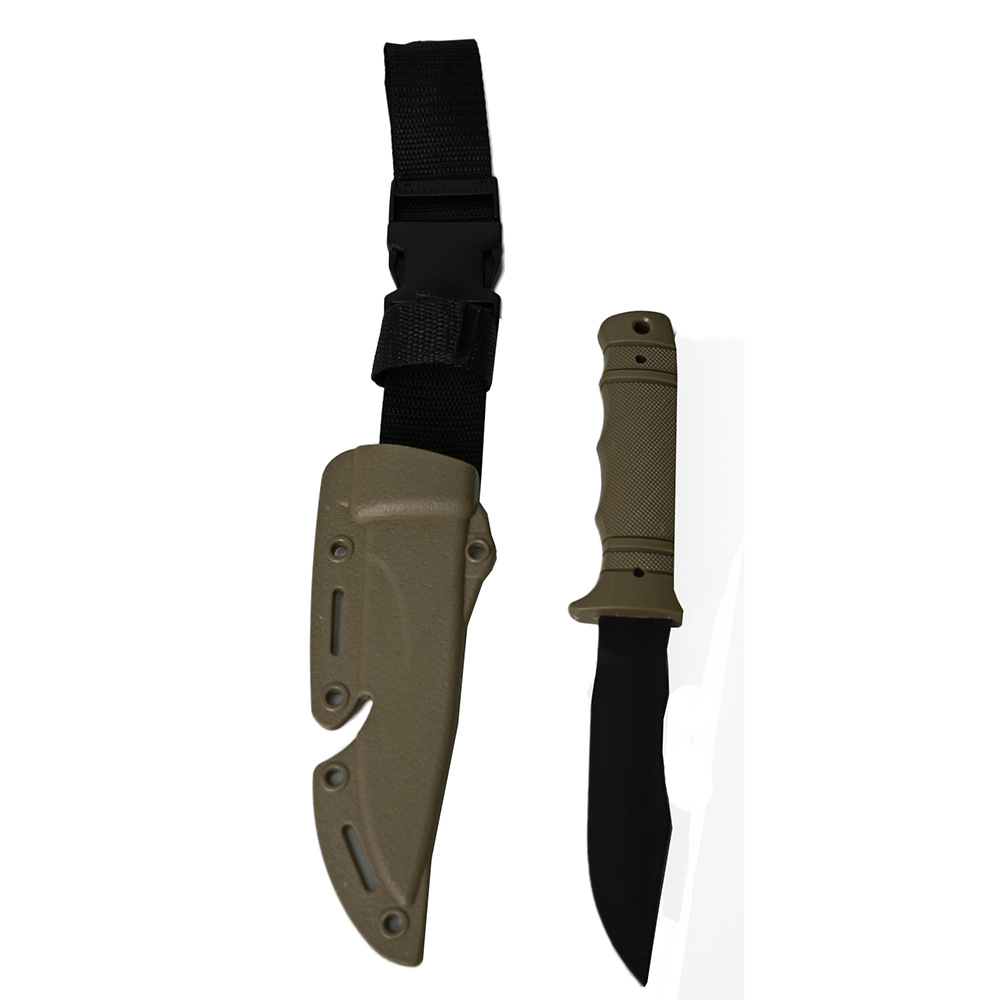 Fábrica directa spot onda azul bayoneta plástico modelo de entrenamiento táctico cuchillo suave película accesorios de artes marciales