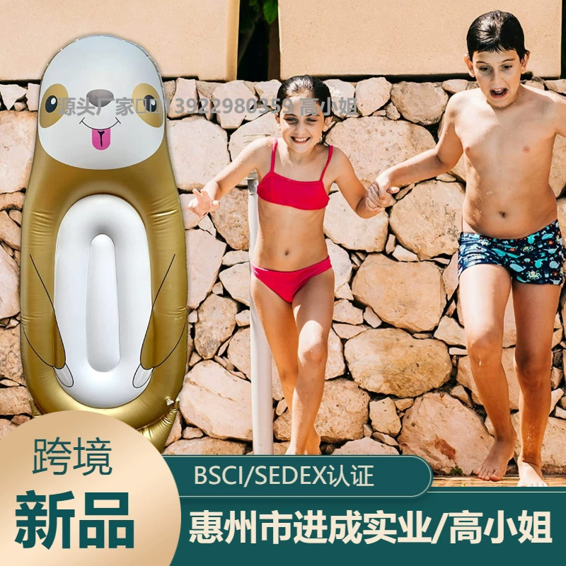 Завод надувной воды ПВХ Ленивец плавающей строки воздух дует животное плавающей кровати Пляж воздушной подушке могут быть экспортированы