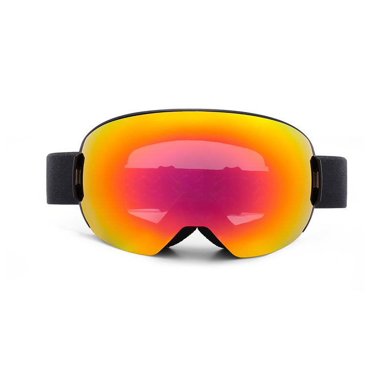 Ochelari de snowboard cu câmp vizual larg, hiperboloizi magnetici, polarizare dublă anti-aburire și anti-UV_voghion.com