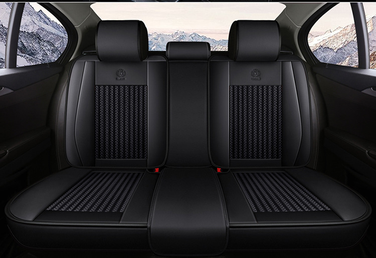 Cross-Border New Four-Season Leather Car Seat Cover Car Five-Seater Fully Enclosed Seat Cushion